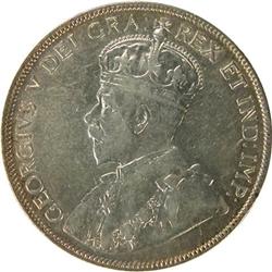 Canada Fifty Cents 1917, VF-EF