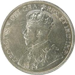 Canada Fifty Cents 1929 ICCS AU-50