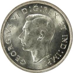 Canada Fifty Cents 1937 ICCS MS-64