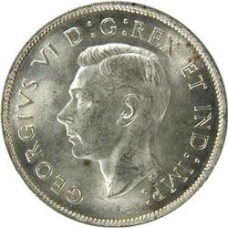 Canada Fifty Cents 1937 ICCS MS-64