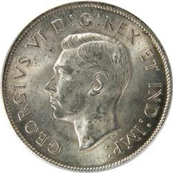 Canada Fifty Cents 1937 ICG MS-63