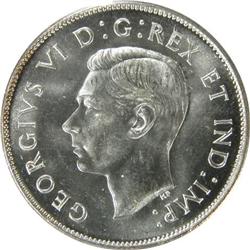 Canada Fifty Cents 1946 ICCS MS-65