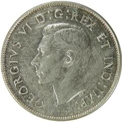 1946 Design in 6 with Die Crack, EF-AU