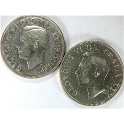 1947 Straight 7 Maple Leaf & 1948, VF