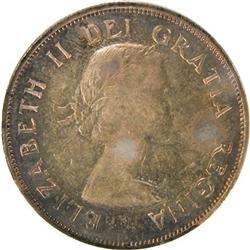 50 Cents 1953 Small Date, PCGS SP-64