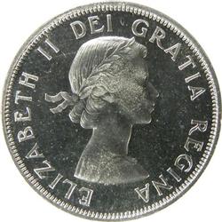 Canada 50 Cents 1954 ICCS PL-64 Cameo