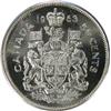 Image 2 : Canada Fifty Cents 1963 ICCS MS-65
