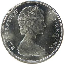 Canada Fifty Cents 1965 ICCS MS-65