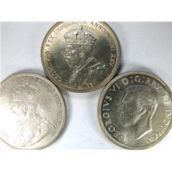 1935 1936 1939, all Unc to Choice Unc