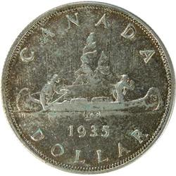 Silver Dollar 1935 JOP, EF
