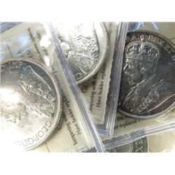 1936-1939. Six ICCS pieces