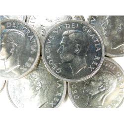 1936-1952. Eight pieces, all AU