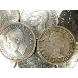 1938-1955. Nine pieces, all EF