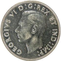 1947 Pointed 7 Quadruple HP PCGS AU-58