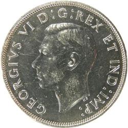 1947 Pointed 7 Dot, Dbl HP, ICCS AU-50