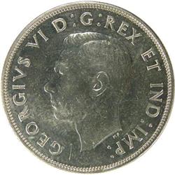 Silver Dollar 1947 Blunt 7, AU