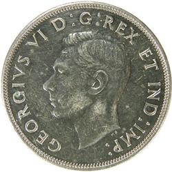 Silver Dollar 1947 Blunt 7, EF