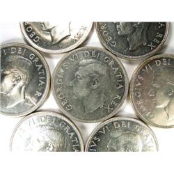 1949-1952 NWL. Seven pieces AU and Unc