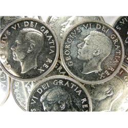 1950 Ten pieces Unc to Choice Unc