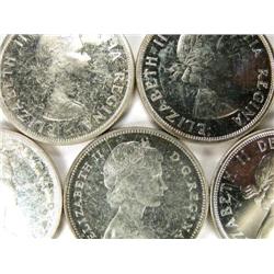 1959-1966. 5 pieces, Choice Cameo PL