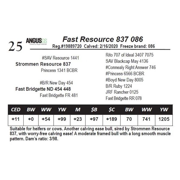 Fast Resource 837 086