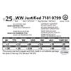 Image 1 : WW Justified 7181 0799