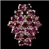 Image 1 : Natural Unheated Rhodolite Garnet Ring