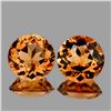 Image 1 : Natural Champagne Imperial Topaz Pair{Flawless-VVS1}