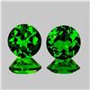 Image 1 : Natural Chrome Green Diopside Pair [Flawless-VVS]