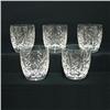 Image 1 : Set of five Waterford crystal 5 oz. Flat tumb
