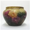 Image 1 : Hand painted porcelain jardinere; decorated w