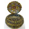 Image 2 : Plique a jour enameled snuff box measures 2"