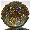 Image 3 : Plique a jour enameled snuff box measures 2"