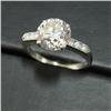 Image 2 : C. 1920 platinum and diamond solitaire engage