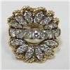 Image 1 : 14k yellow gold and diamond band with custom