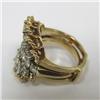 Image 2 : 14k yellow gold and diamond band with custom