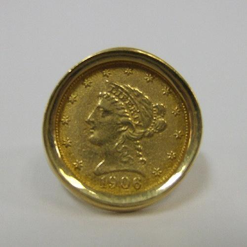 U S 1906 2 1 2 Dollar Gold Coin In 18k Gold u-s-1906-2-1-2-dollar-gold-coin-in-18k-gold