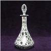 Image 1 : 900 fine silver overlay cologne bottle with r