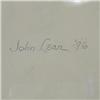 Image 2 : John Lear graphite on yellow paper "One Mile