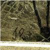Image 3 : J. Parton oil on canvas; landscape with strea