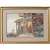 Image 1 : John Lear watercolor "The Lab" male figure st