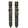 Image 1 : Pair of carved oak figural plaques;each with