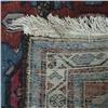 Image 2 : Hand tied Oriental rug; geometric design on r