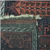 Image 2 : Hand tied Oriental rug; geometric design with