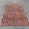 Image 1 : Hand tied Oriental rug; geometric design on r