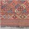 Image 2 : Hand tied Oriental rug; geometric design on r