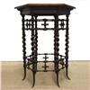 Image 1 : Six sided mixed woods Victorian table; six ro