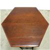 Image 2 : Six sided mixed woods Victorian table; six ro