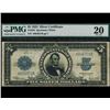 1923 $5 Lincoln Porthole Silver Certificate PMG 20