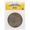 1754 Germany-Bavaria Maximilian III Thaler Coin ANACS VF30